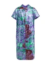 Clips Woman Midi Dress Purple Size 12 Polyester, Elastane In Purple