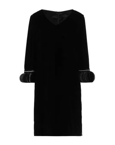 Clips Woman Mini Dress Black Size 10 Polyester