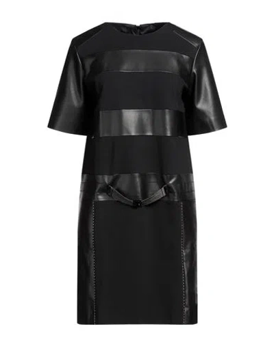 Clips Woman Mini Dress Black Size 10 Viscose, Polyamide, Elastane