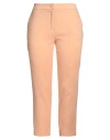 Clips Woman Pants Apricot Size 12 Viscose, Polyester, Elastane In Orange
