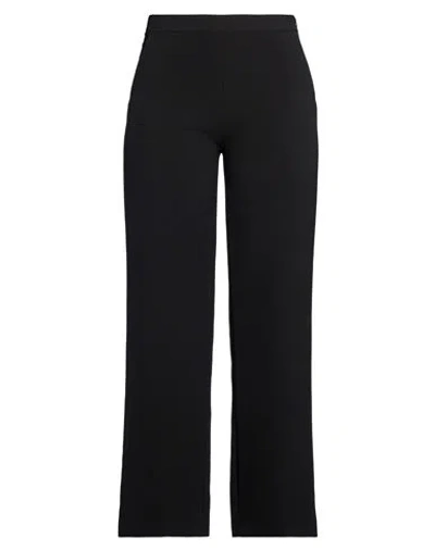 Clips Woman Pants Black Size 14 Polyester, Elastane