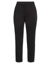 Clips Woman Pants Black Size 8 Cotton, Polyester, Elastane In Multi