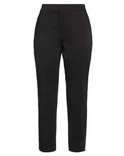 Clips Woman Pants Black Size 8 Cotton, Polyester, Elastane In Multi