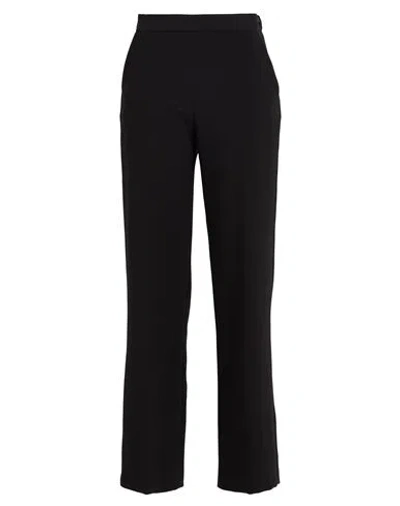 Clips Woman Pants Black Size 8 Polyester, Viscose, Elastane