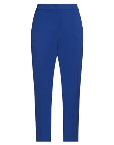 Clips Woman Pants Blue Size 8 Polyester, Elastane