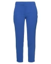 Clips Woman Pants Bright Blue Size 4 Polyester, Elastane
