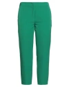 Clips Woman Pants Green Size 10 Polyester, Elastane