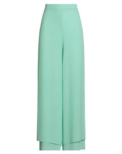 Clips Woman Pants Light Green Size 10 Polyester