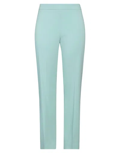 CLIPS CLIPS WOMAN PANTS LIGHT GREEN SIZE 6 VISCOSE, ELASTANE