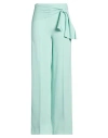 Clips Woman Pants Light Green Size 6 Viscose, Polyester, Elastane In Green