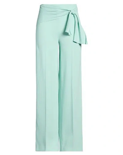 Clips Woman Pants Light Green Size 6 Viscose, Polyester, Elastane
