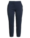 Clips Woman Pants Midnight Blue Size 10 Cotton, Polyester, Elastane