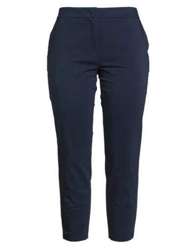 Clips Woman Pants Midnight Blue Size 10 Cotton, Polyester, Elastane