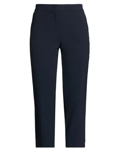 Clips Woman Pants Midnight Blue Size 12 Polyester, Elastane