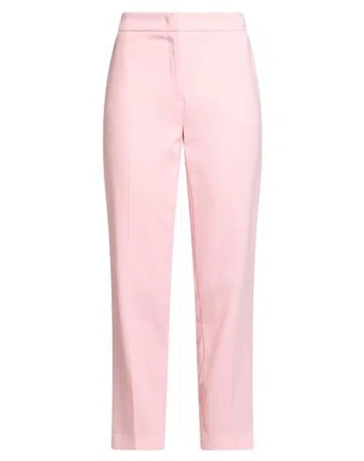 Clips Woman Pants Pink Size 8 Viscose, Polyester, Elastane