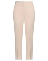 Clips Woman Pants Beige Size 14 Polyester, Elastane In Beige