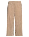 Clips Woman Pants Sand Size L Polyester In Beige
