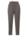 Clips Woman Pants Taupe Size M Polyester, Viscose, Elastane In Grey