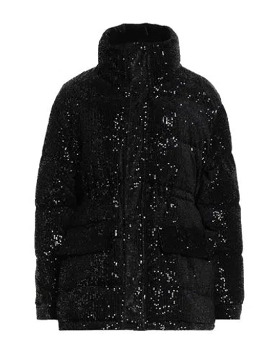 Clips Woman Puffer Black Size 6 Polyester