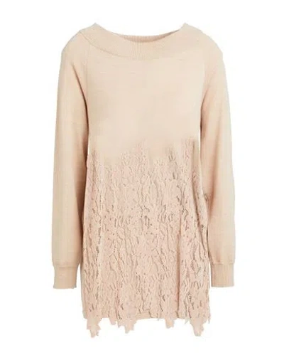 Clips Woman Sweater Blush Size 12 Wool, Polyester, Polyamide In Pink