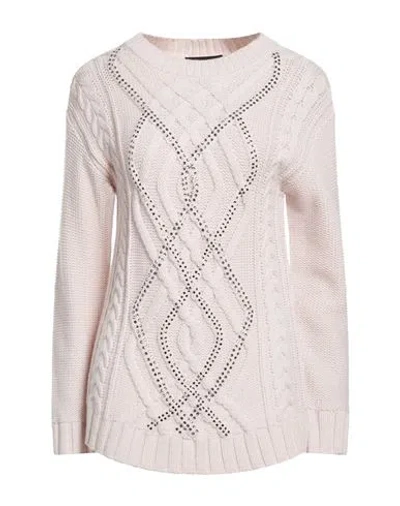 Clips Woman Sweater Pink Size 10 Wool, Acrylic
