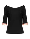 Clips T-shirts In Black