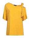 Clips Woman T-shirt Yellow Size S Viscose, Elastane In Yellow