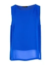 Clips Woman Top Blue Size 14 Polyester