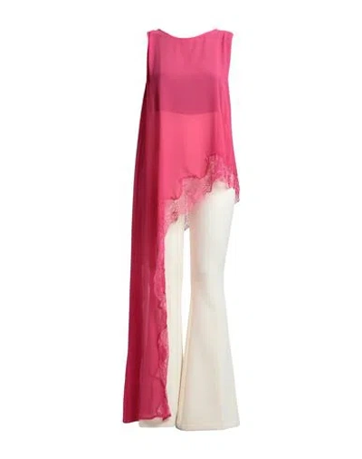 Clips Woman Top Fuchsia Size 8 Polyester In Pink