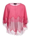 Clips Woman Blouse Magenta Size 16 Polyester In Magenta