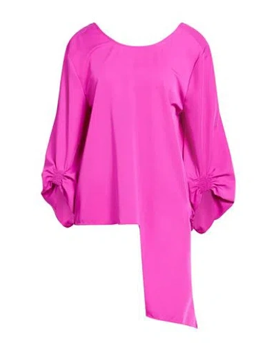 Clips Woman Top Mauve Size 12 Polyester, Elastane In Purple