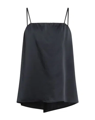 Clips Woman Top Midnight Blue Size 10 Acetate, Viscose