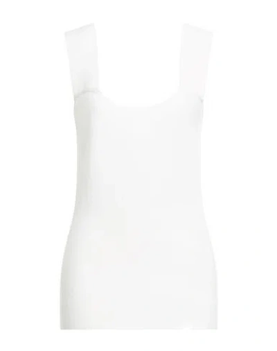 Clips Woman Top Off White Size 6 Viscose, Polyamide