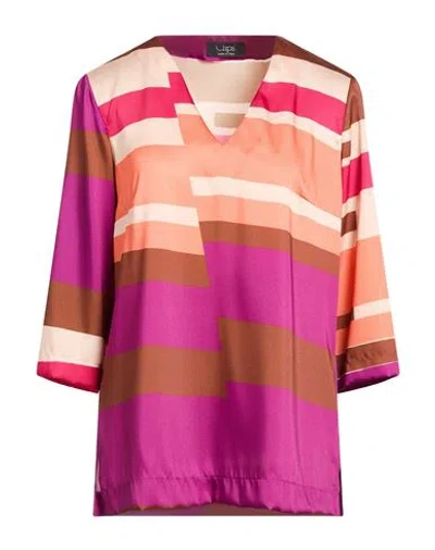 Clips Woman Top Orange Size 10 Polyester In Multi