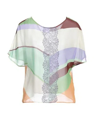 Clips Woman Top Pastel Yellow Size 12 Viscose