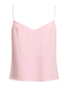 Clips Woman Top Pink Size 10 Polyester, Elastane In Pink