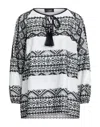 Clips Blouses In White