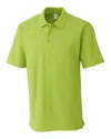 Clique Addison All Cotton Pique Short Sleeve Mens Polo In Green