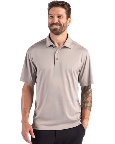 Clique Charge Active Mens Short Sleeve Polo In Brown