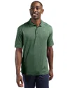 Clique Charge Active Mens Short Sleeve Polo In Green