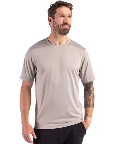 Clique Charge Active Mens Short Sleeve Tee In Silver