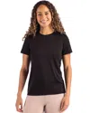 Clique Charge Active Womens Short Sleeve Tee In Black