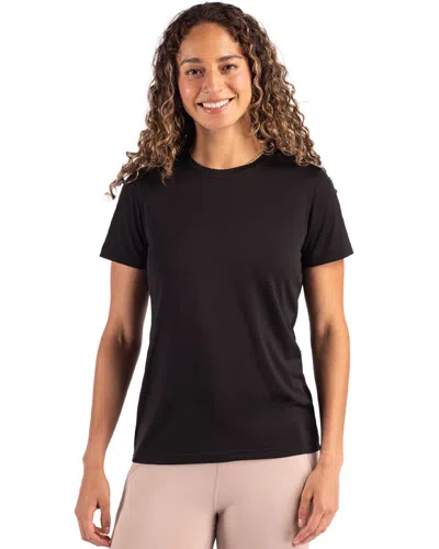 Clique Charge Active Womens Short Sleeve Tee In Black