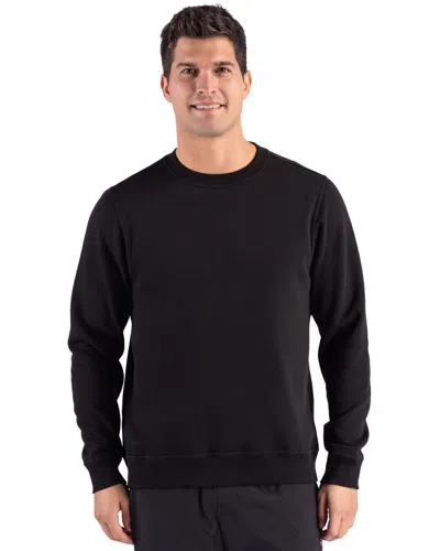 Clique Drive Recycled Unisex Crewneck Sweatshirt In Black