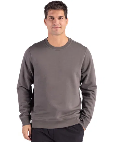 Clique Drive Recycled Unisex Crewneck Sweatshirt In Brown