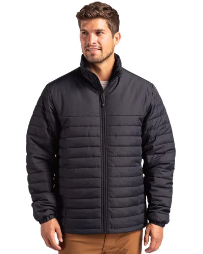 Clique Elevation Eco Full Zip Mens Puffer Jacket In Black