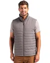 Clique Elevation Eco Full Zip Mens Puffer Vest In Blue