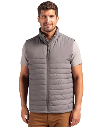 Clique Elevation Eco Full Zip Mens Puffer Vest In Blue