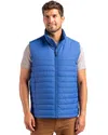 Clique Elevation Eco Full Zip Mens Puffer Vest In Blue