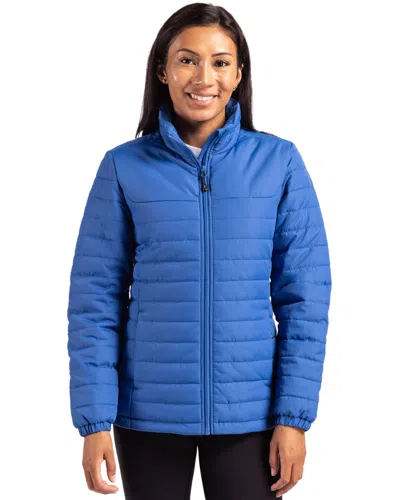 Clique Elevation Eco Full Zip Womens Puffer Jacket In Blue